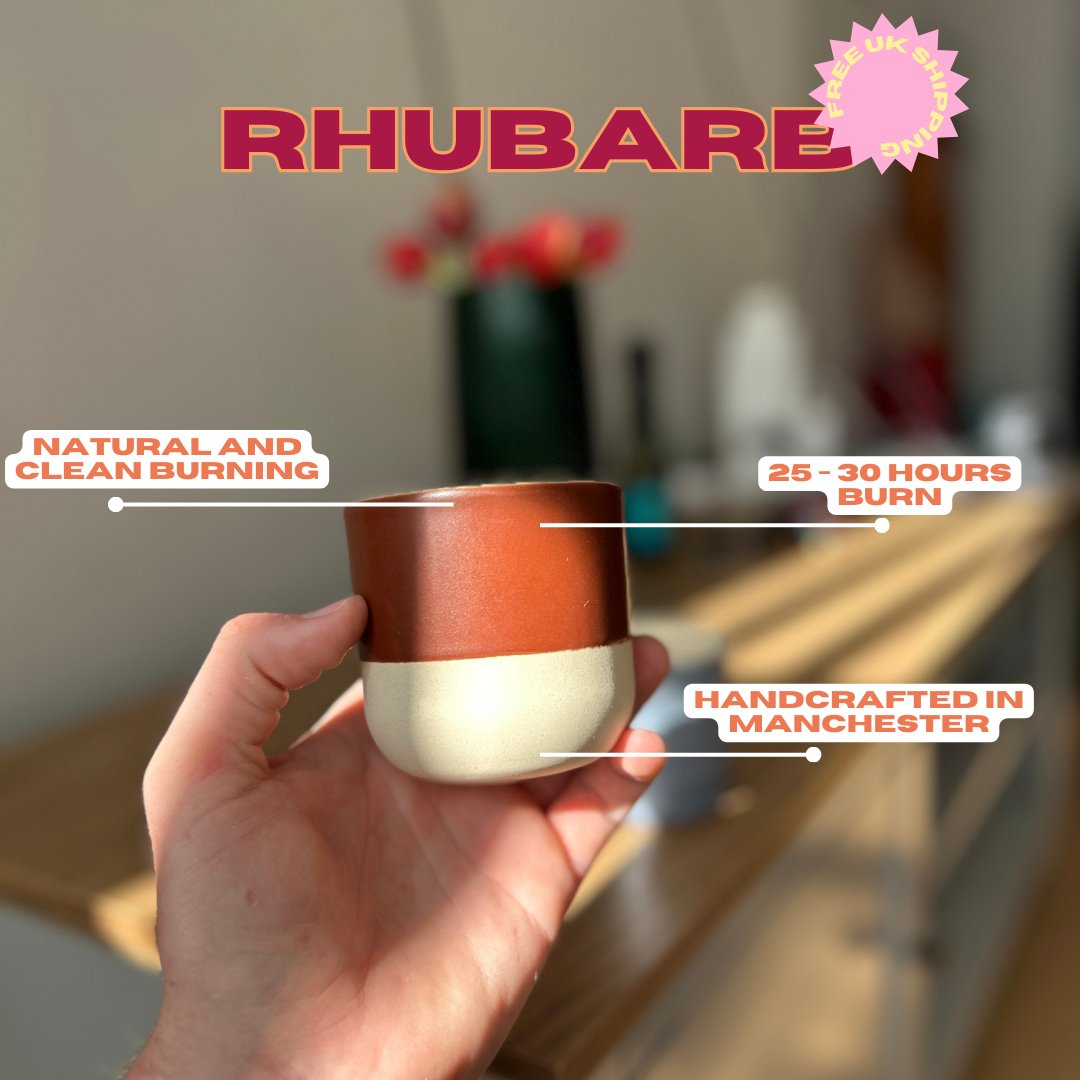 Rhubarb Summer Candle - Mcrwaxco